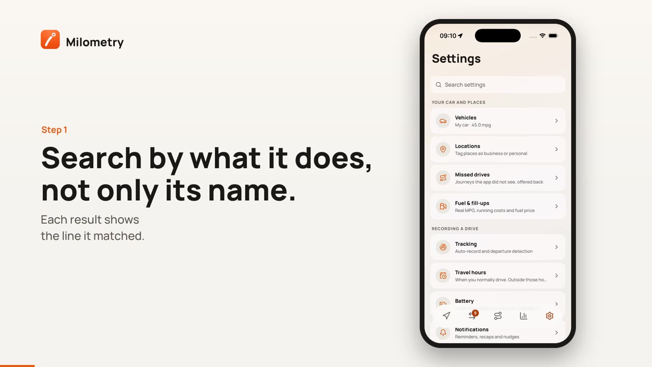 Help and support in the app